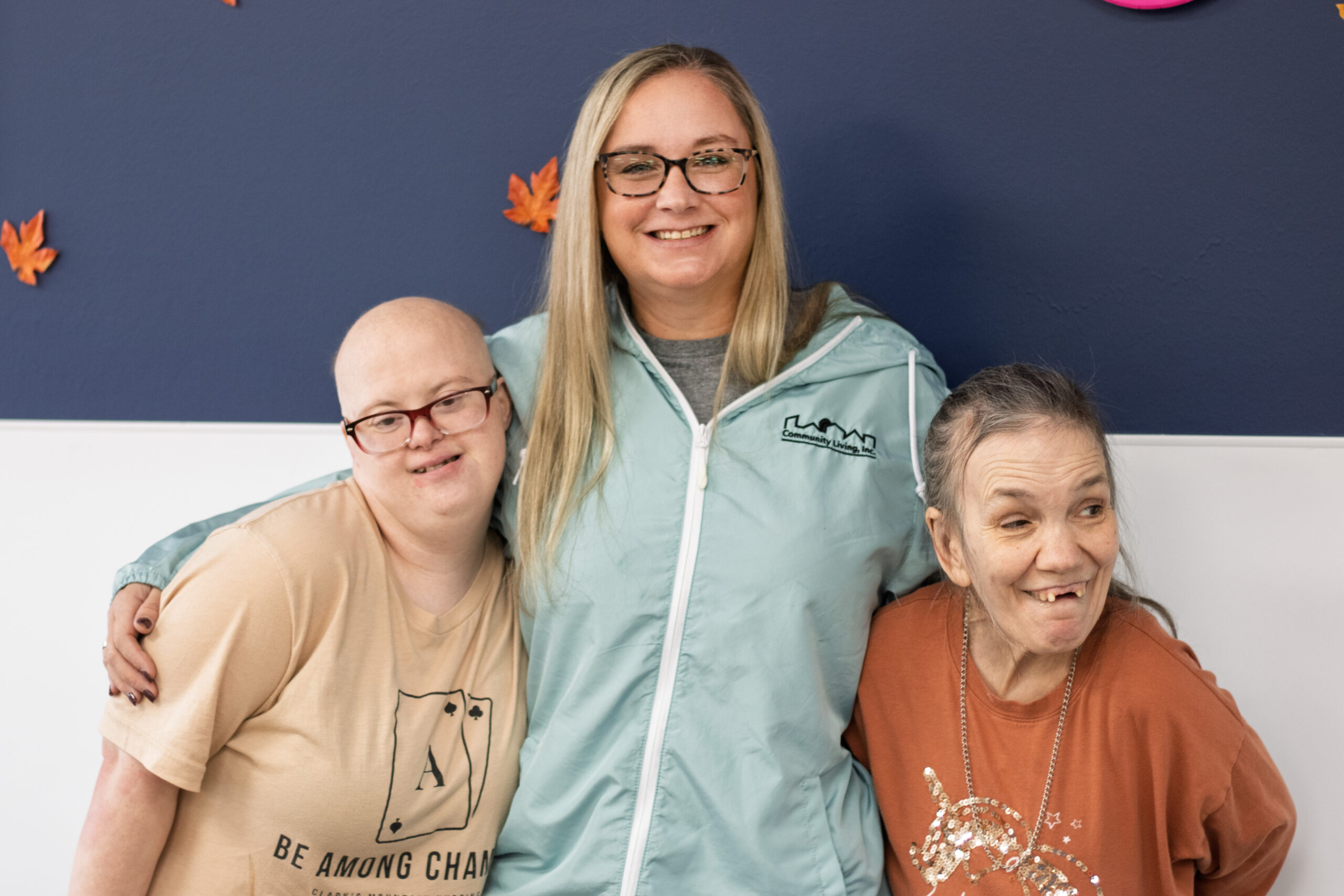 Jennifer with participants at Kenny Wilson Center